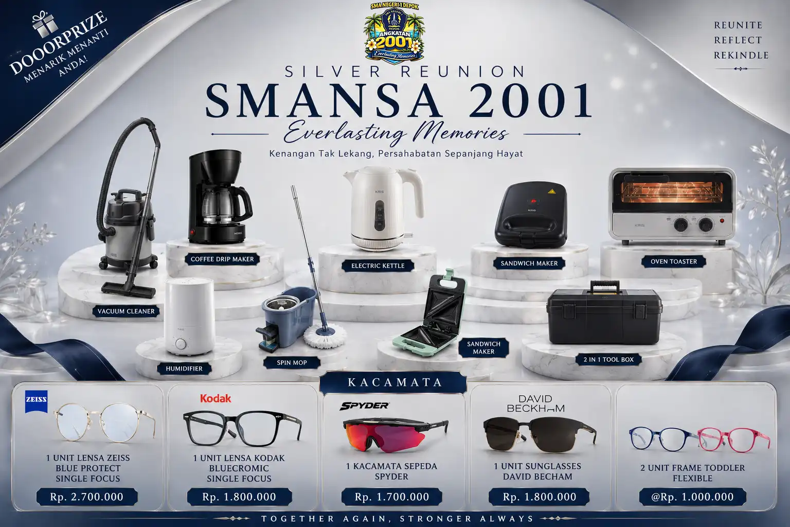 Doorprize Silver Reunion SMANSA 2001